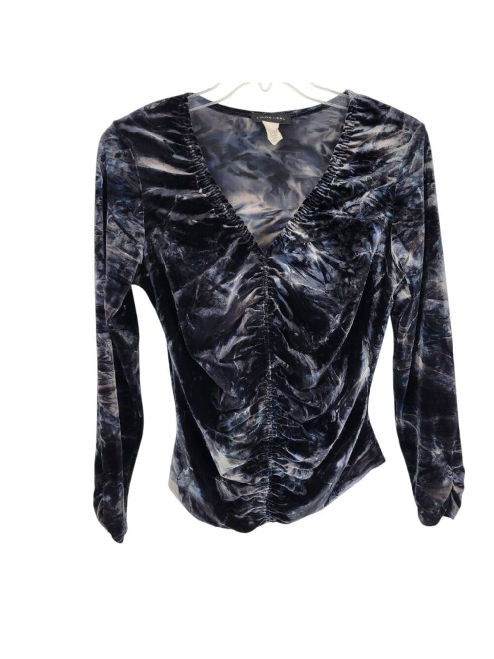 L Crushed Velvet Ruched Top Whimsigoth Gothic Romantic Witchy Y2K Fairy grunge